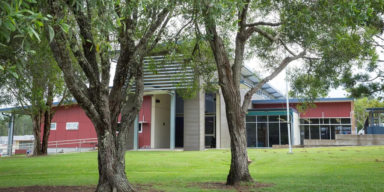 Campus buildings and grounds at Noosa Christian College in Cooroy