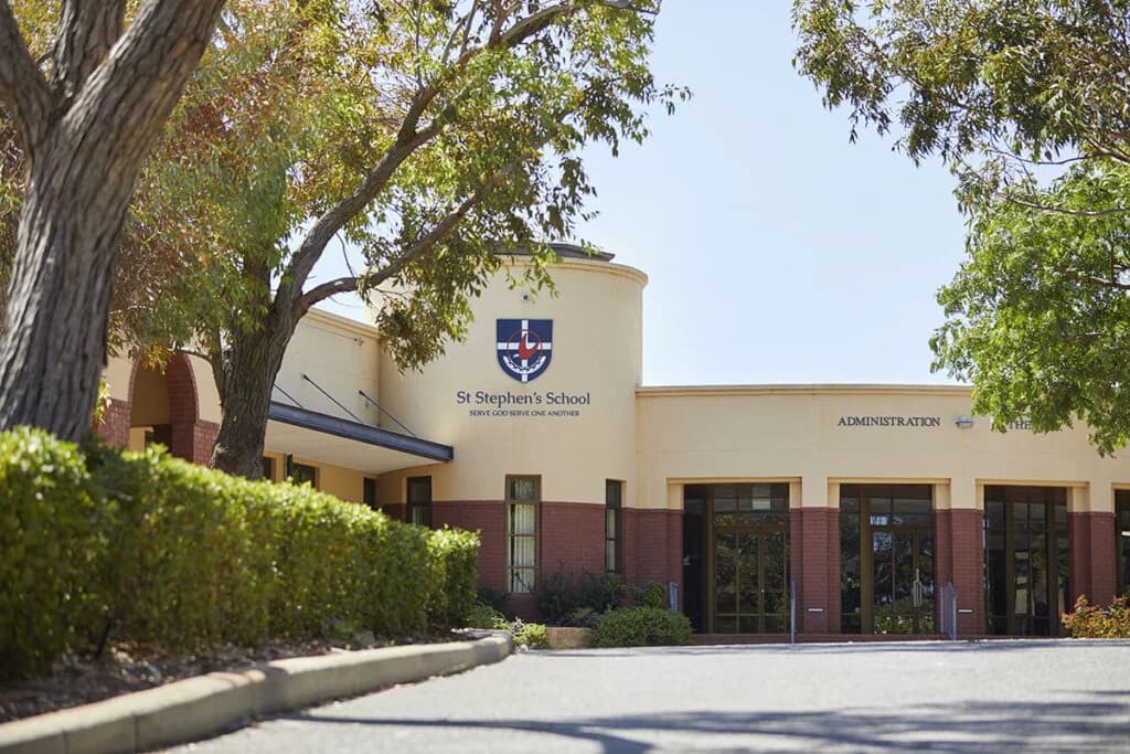Campus buildings and grounds at St Stephen's School in Duncraig