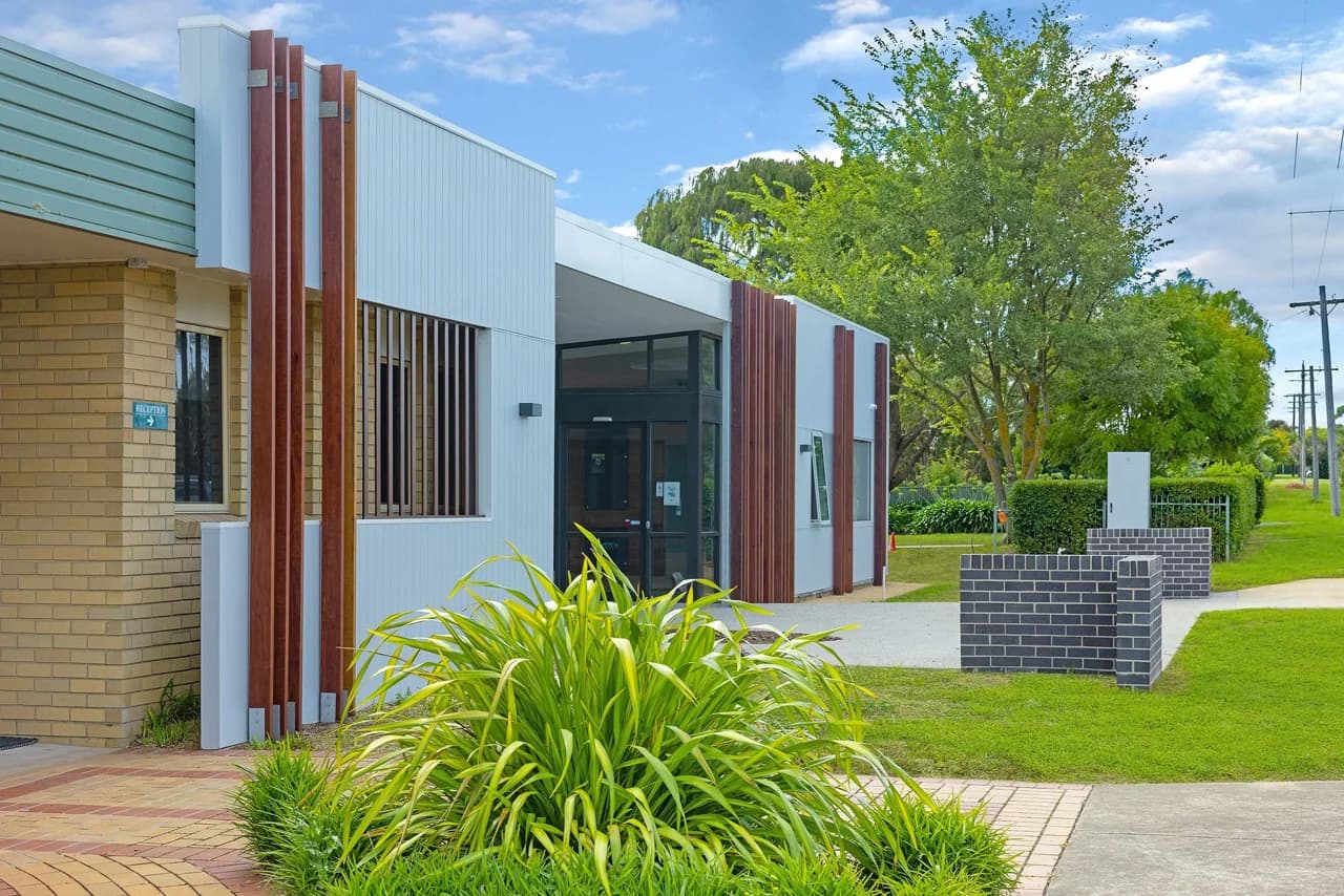 Campus buildings and grounds at St Patrick's School in Koroit