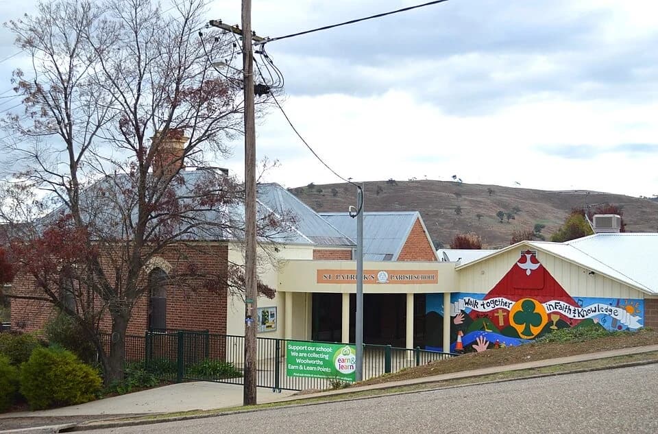 St Patrick’s Primary School building in Gundagai