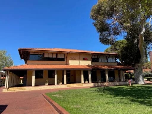 Campus buildings and grounds at St Hilda's Anglican School for Girls in Mosman Park