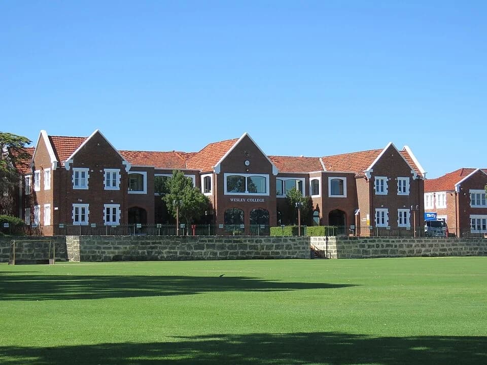 Wesley College buildings in South Perth