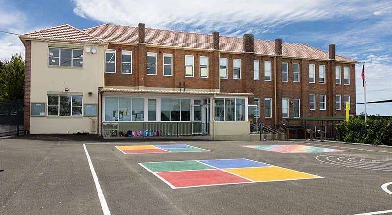 Campus buildings and grounds at St Canice's Primary School in Katoomba