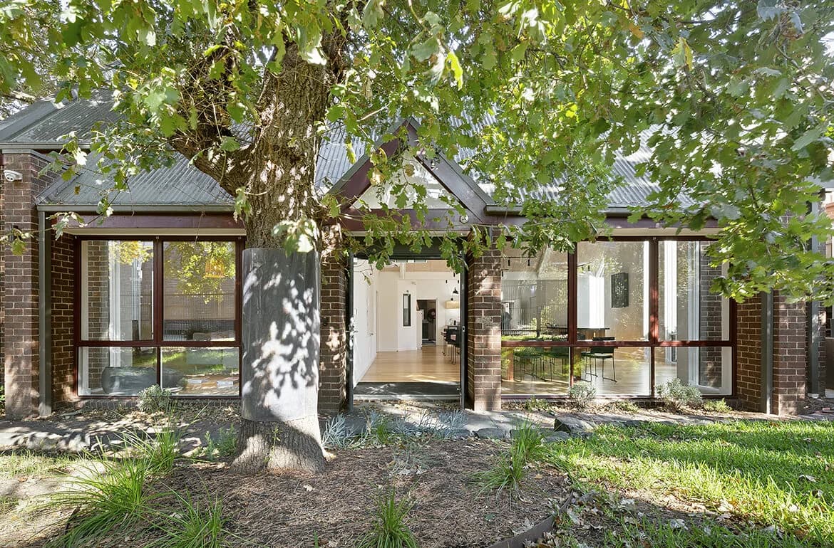 Campus buildings and grounds at Melbourne Indigenous Transition School in Richmond