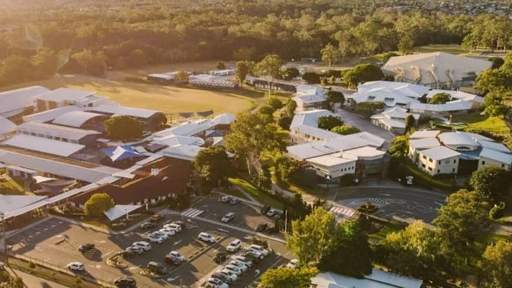 Campus buildings and grounds at Citipointe Christian College in Carindale