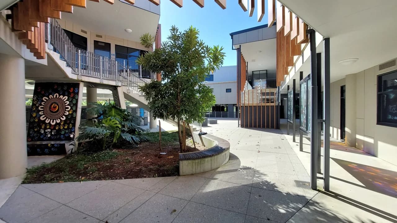 Campus buildings and grounds at Holy Spirit College in Fitzgibbon