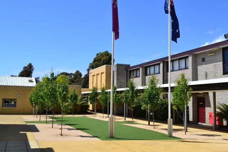 Campus buildings and grounds at Haileybury College in Keysborough