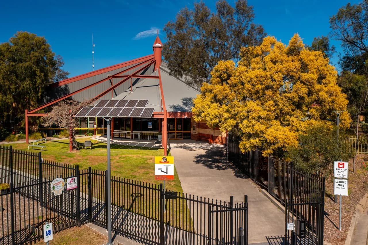 Campus buildings and grounds at Richard Gill School in Muswellbrook