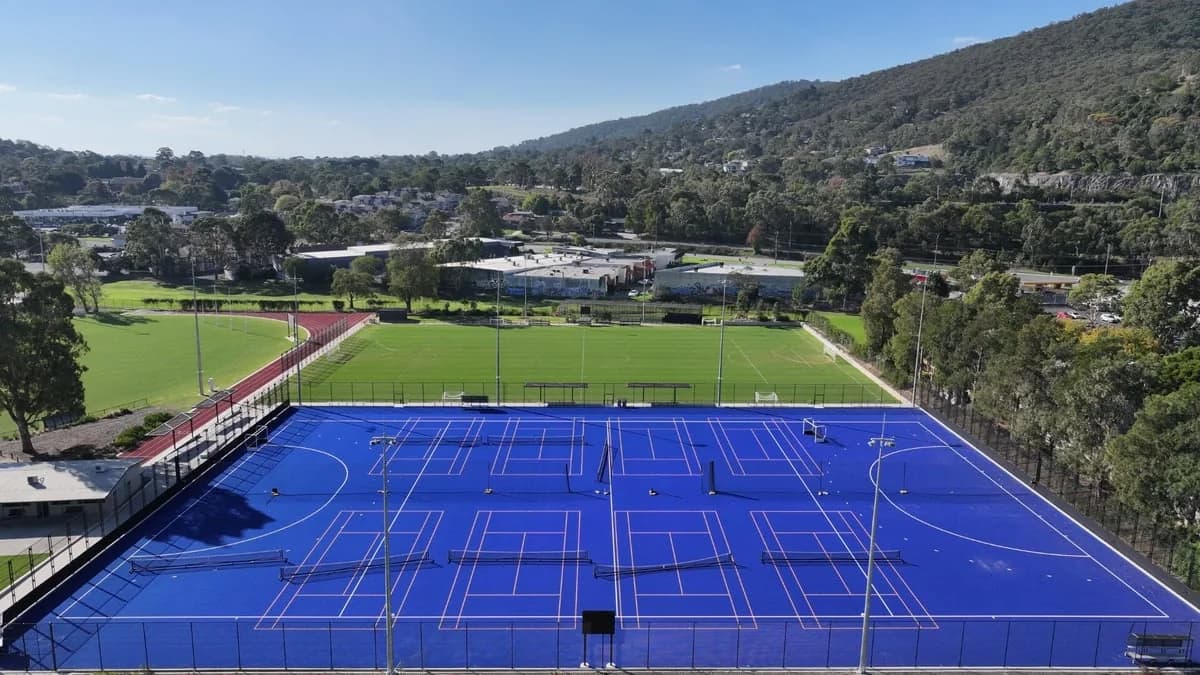 Campus buildings and grounds at St Joseph's College in Ferntree Gully