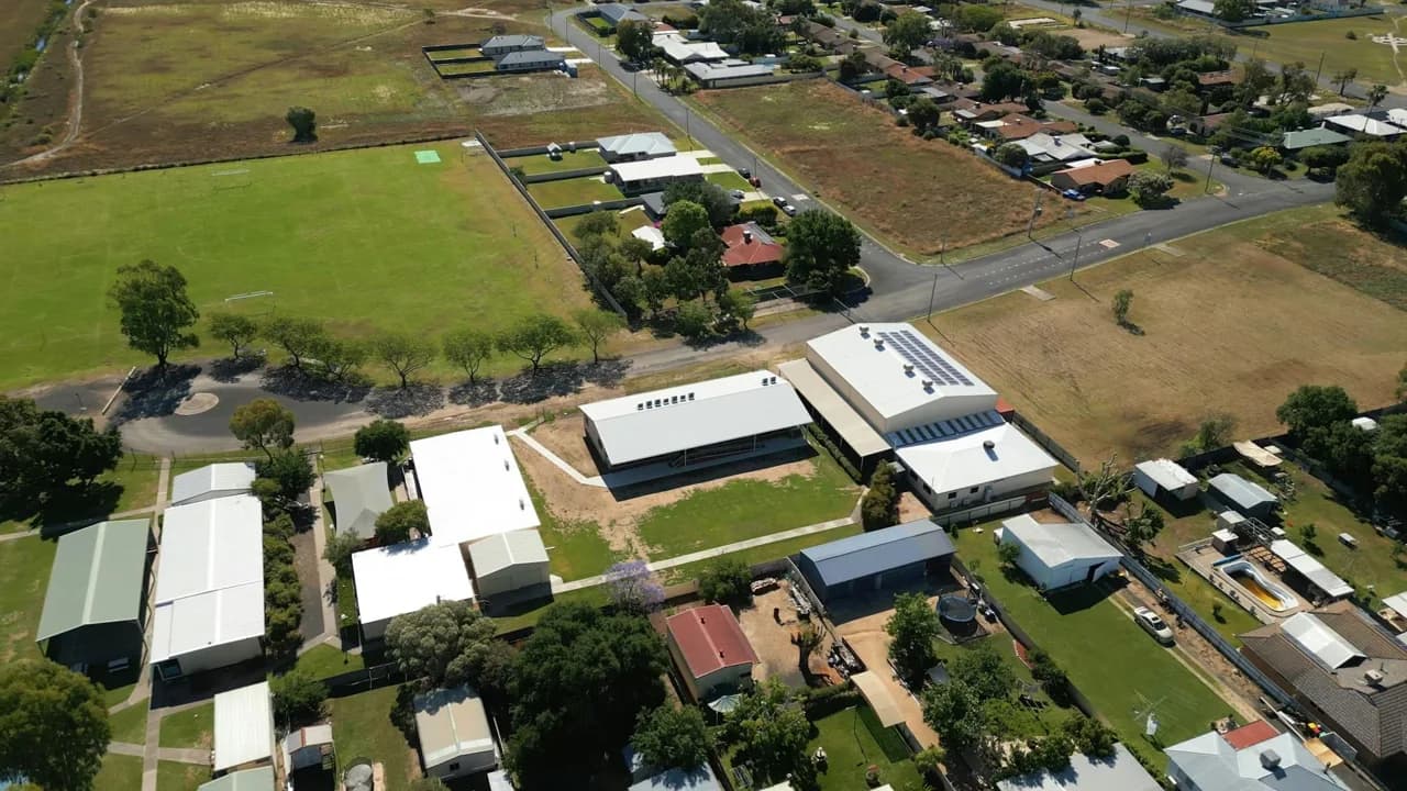 Campus buildings and grounds at Moree Christian School in Moree
