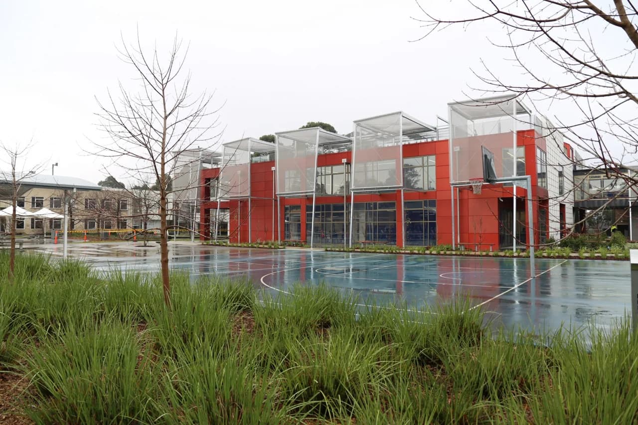 Campus buildings and grounds at Yarra Valley Grammar in Ringwood