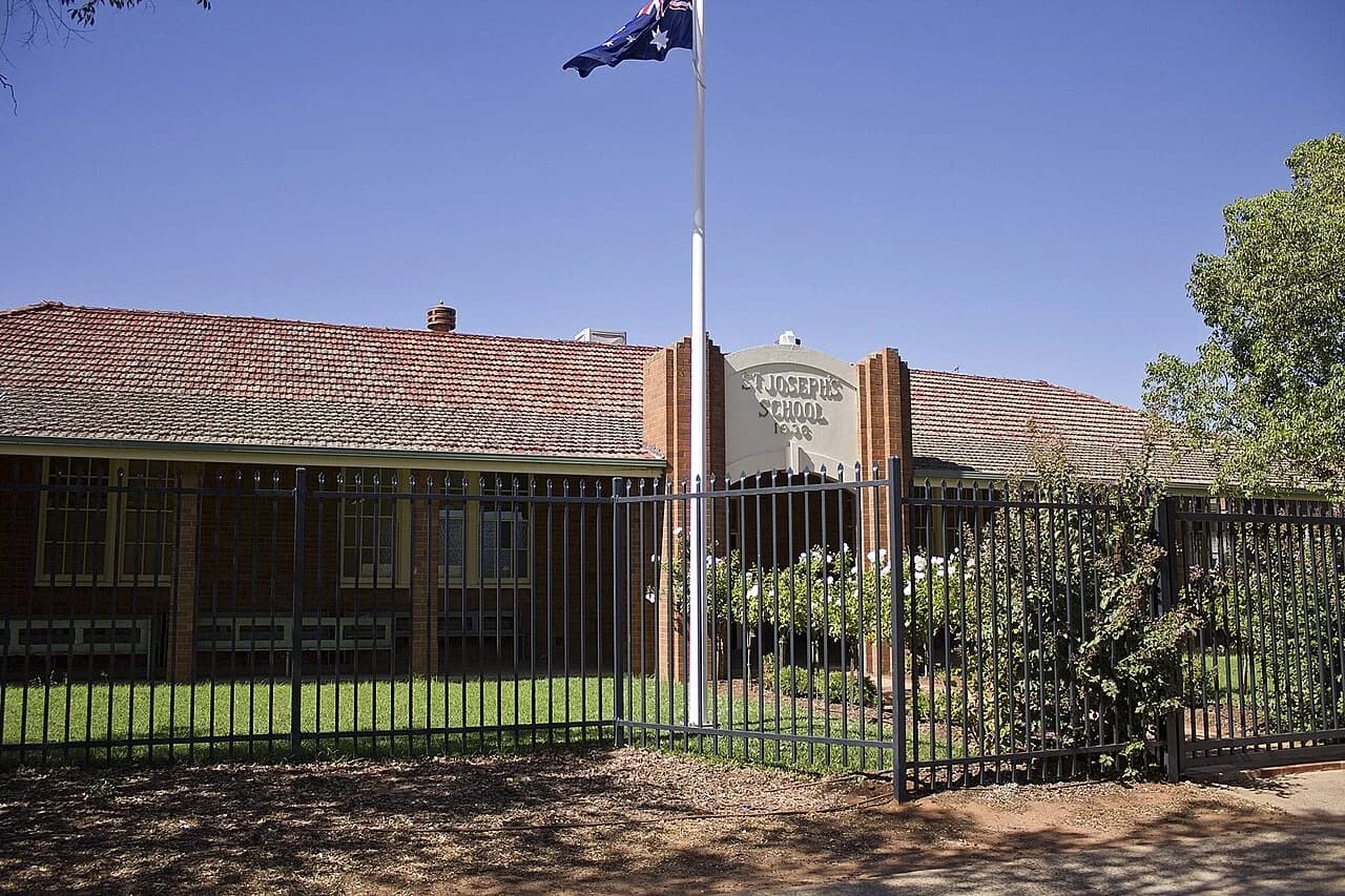 Administration building at St Joseph's Primary School in Leeton, New South Wales.