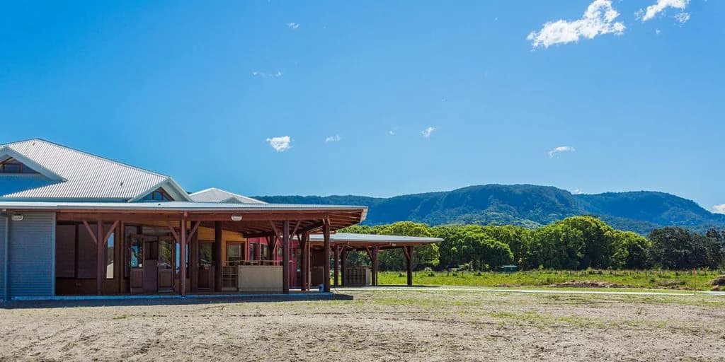 Campus buildings and grounds at Shearwater, the Mullumbimby Steiner School in Mullumbimby