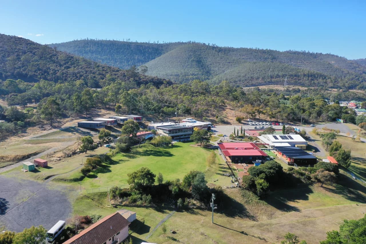 Campus buildings and grounds at Eastside Lutheran College in Warrane
