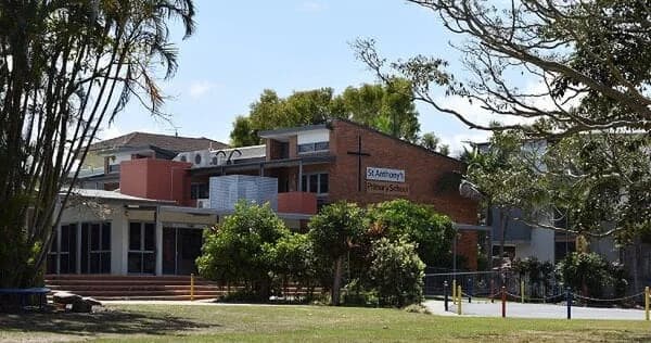Campus buildings and grounds at St Anthony's Primary School in Kingscliff