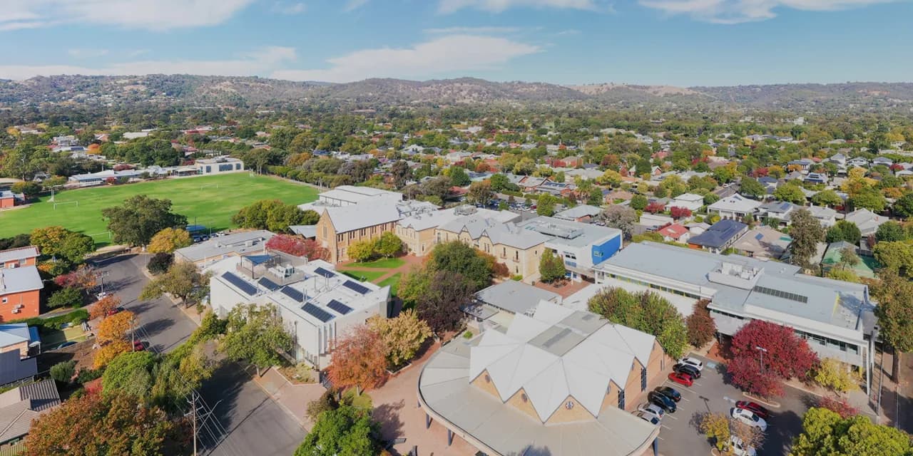 Campus buildings and grounds at Concordia College in Highgate