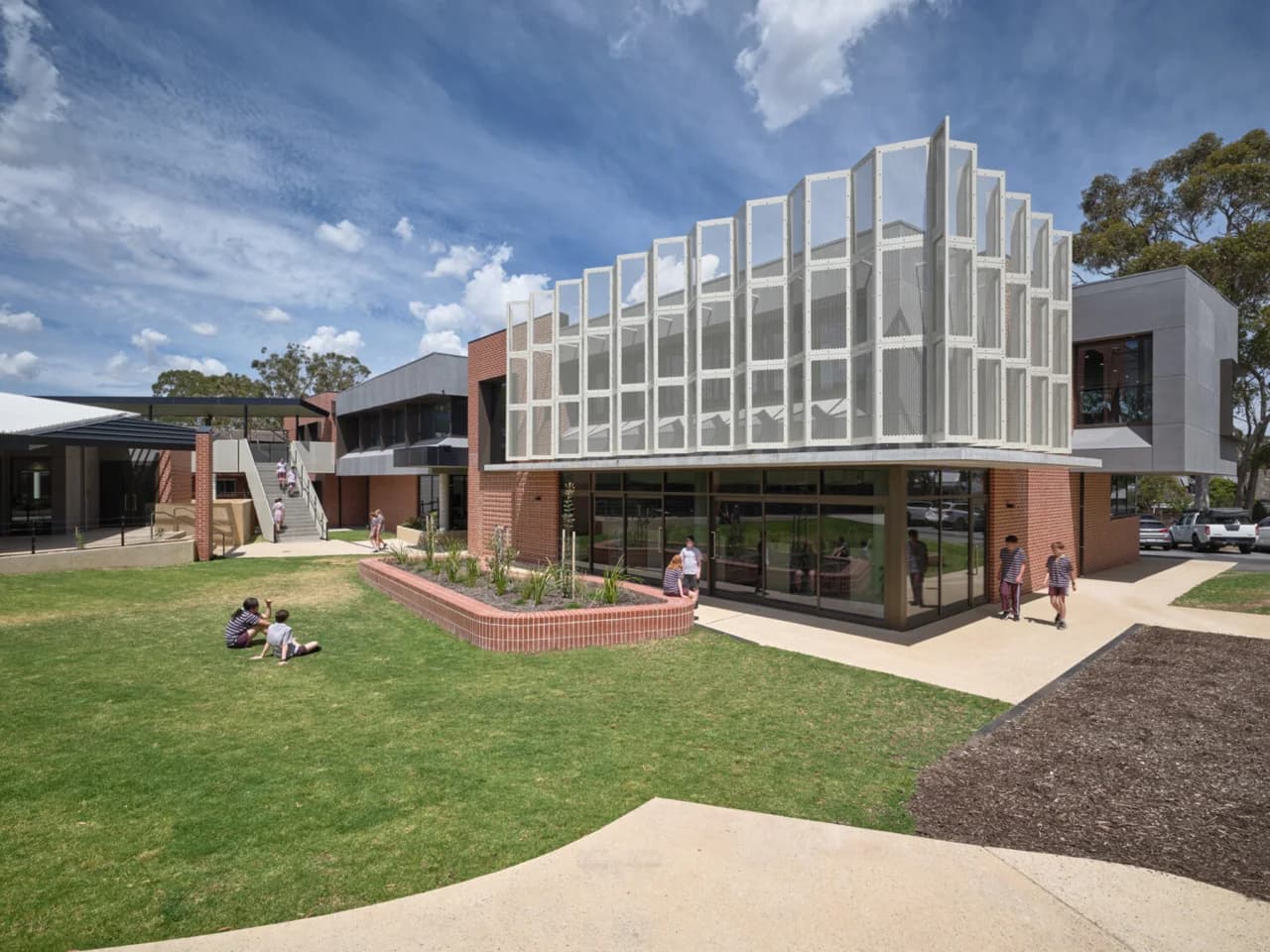 Campus buildings and grounds at St John's Grammar School in Belair