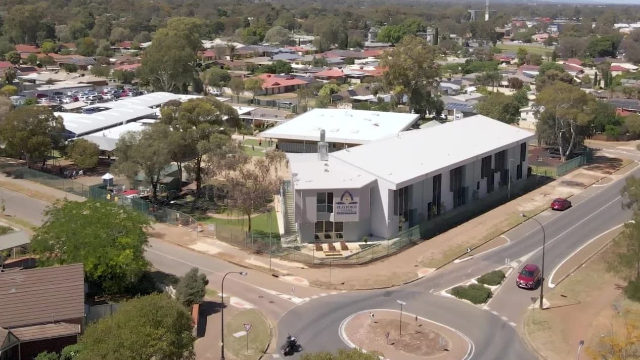 Campus buildings and grounds at Playford College in Elizabeth