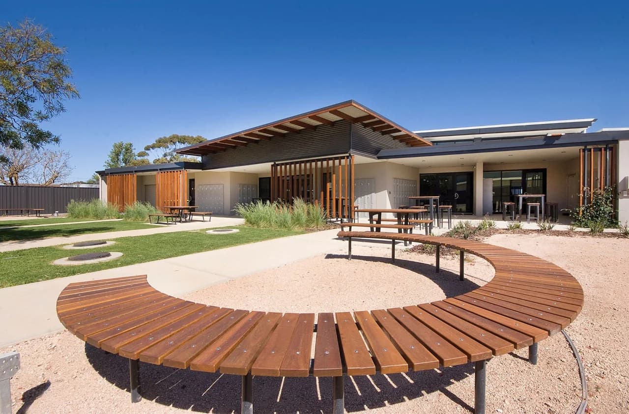 Campus buildings and grounds at Maitland Lutheran School in Maitland