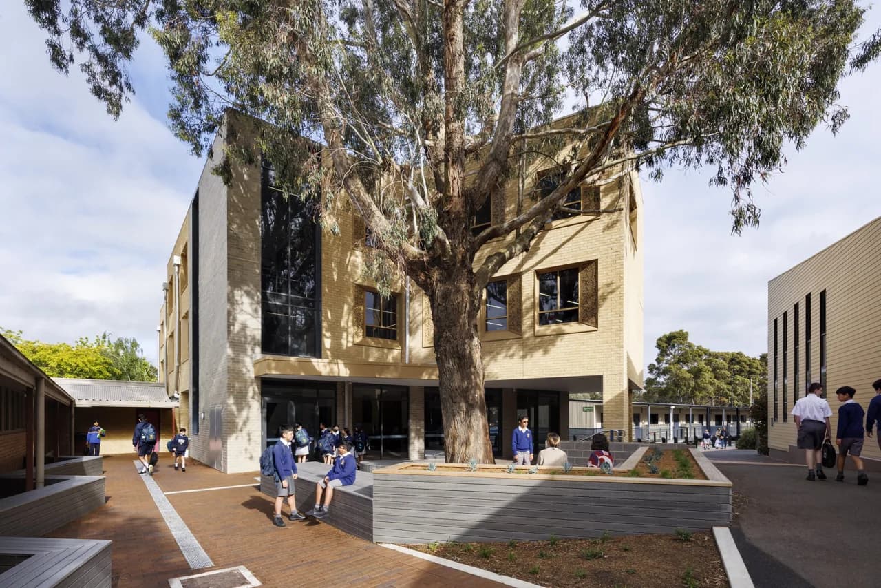 Campus buildings and grounds at Waverley Christian College in Wantirna South
