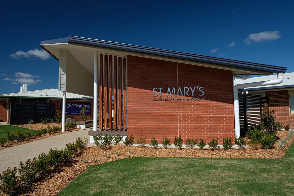 Campus buildings and grounds at St Mary's Catholic Primary School in Bundaberg