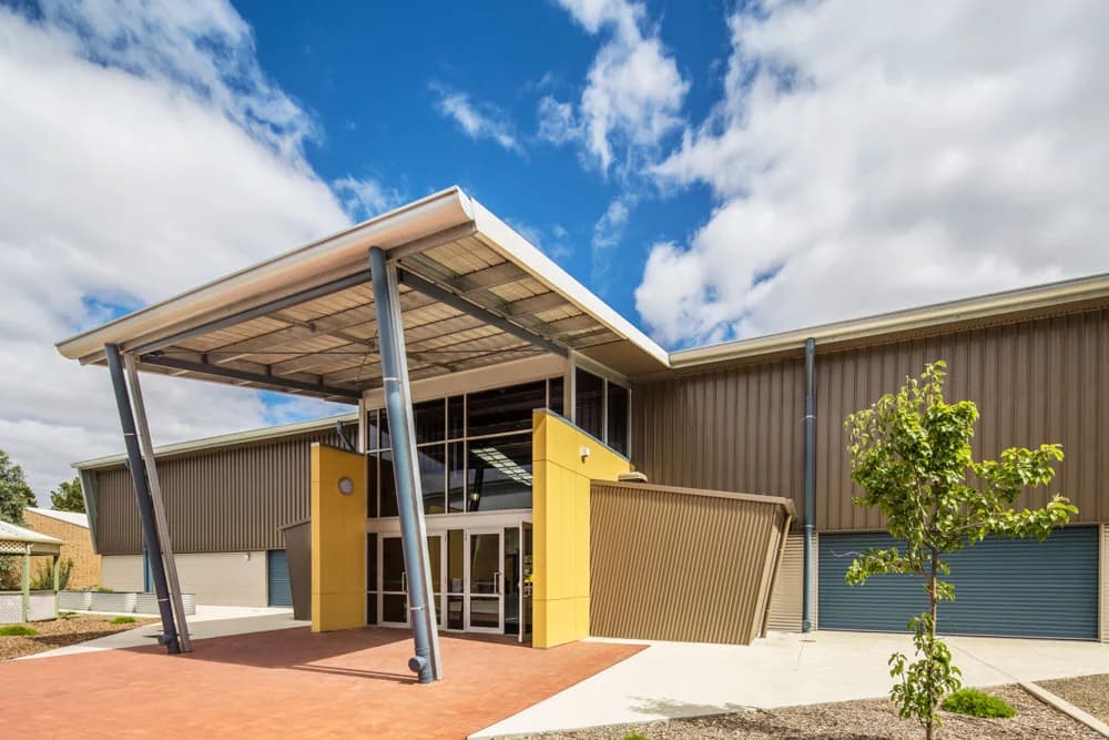 Campus buildings and grounds at Redeemer Lutheran School in Nuriootpa
