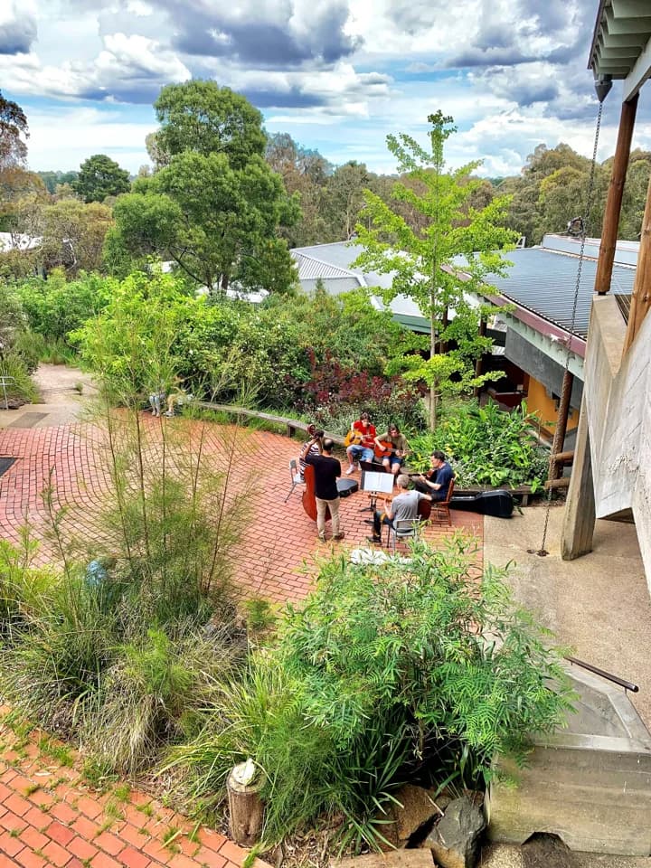Campus buildings and grounds at Melbourne Rudolf Steiner School in Warranwood