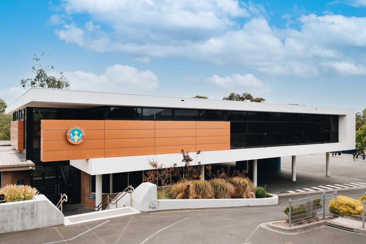 Campus buildings and grounds at St Peter Julian Eymard in Mooroolbark