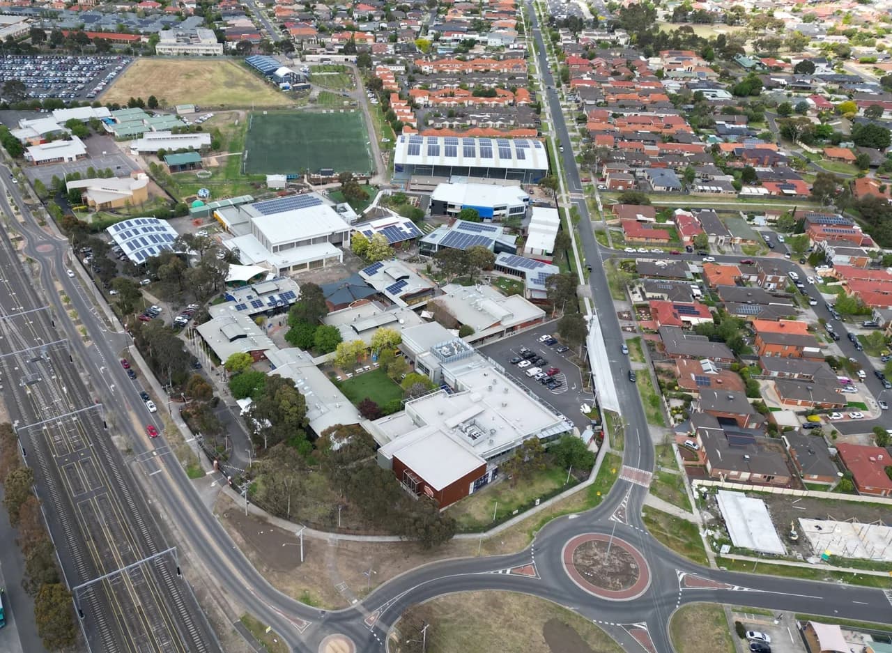 Campus buildings and grounds at Catholic Regional College Sydenham in Sydenham