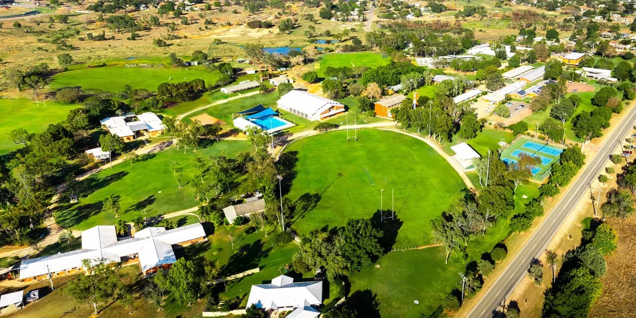 Campus buildings and grounds at All Souls St Gabriels School in Charters Towers