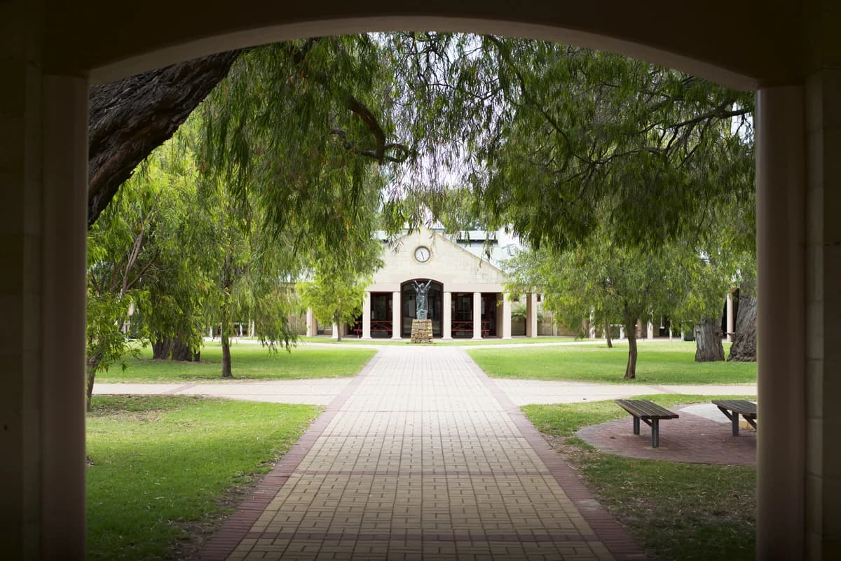 Campus buildings and grounds at St Mary MacKillop College in Busselton
