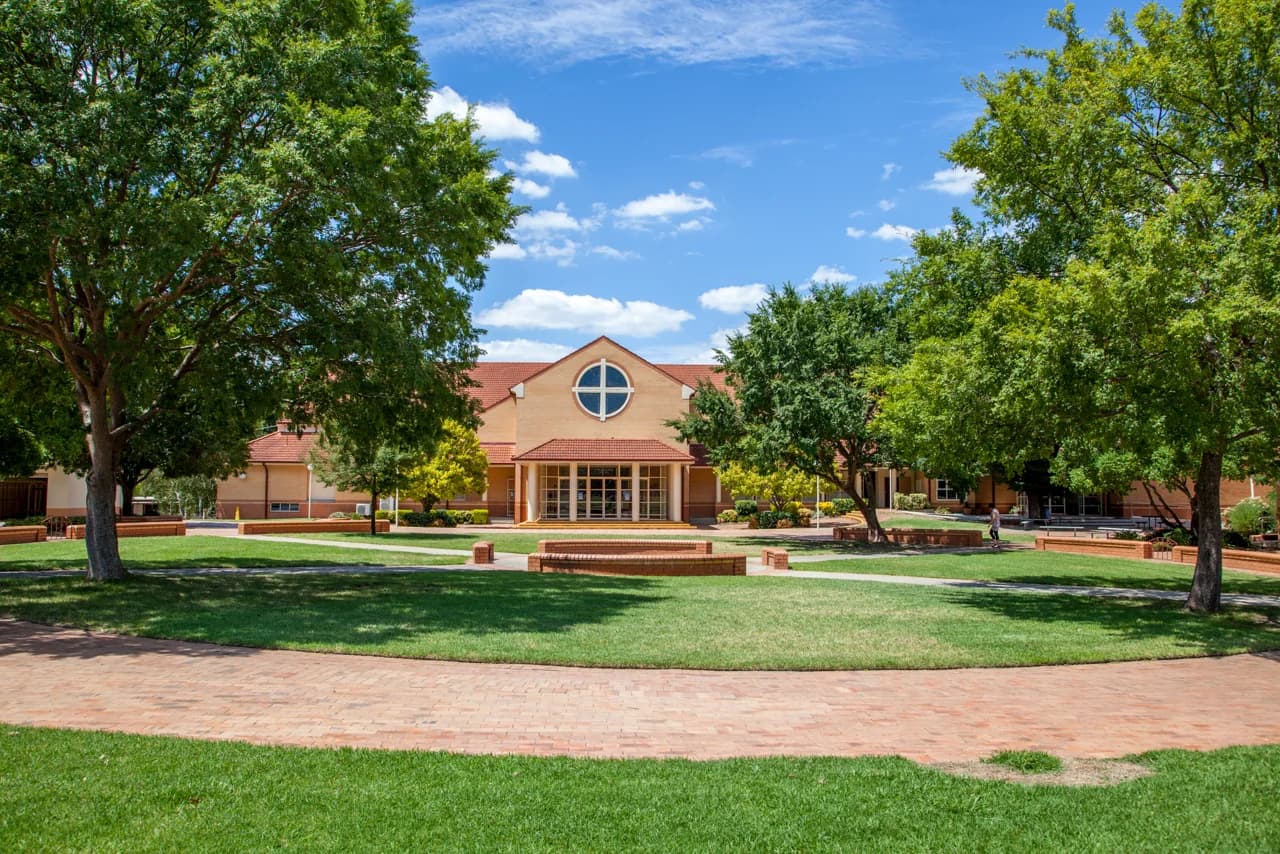 Campus buildings and grounds at The Scots School Albury in Albury