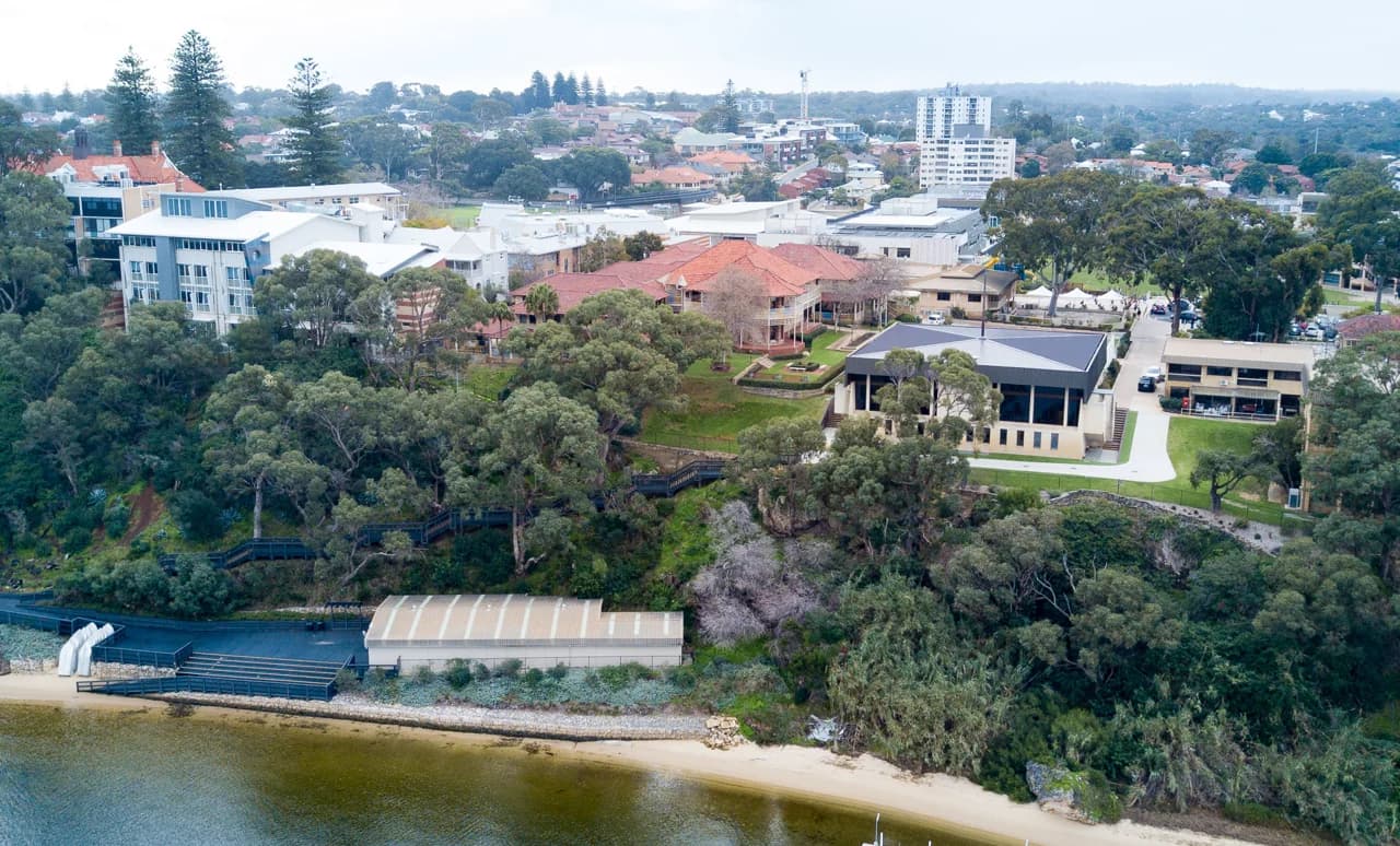Campus buildings and grounds at Christ Church Grammar School in Claremont