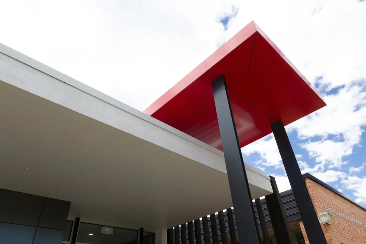 Campus buildings and grounds at Holy Trinity Primary School in Curtin