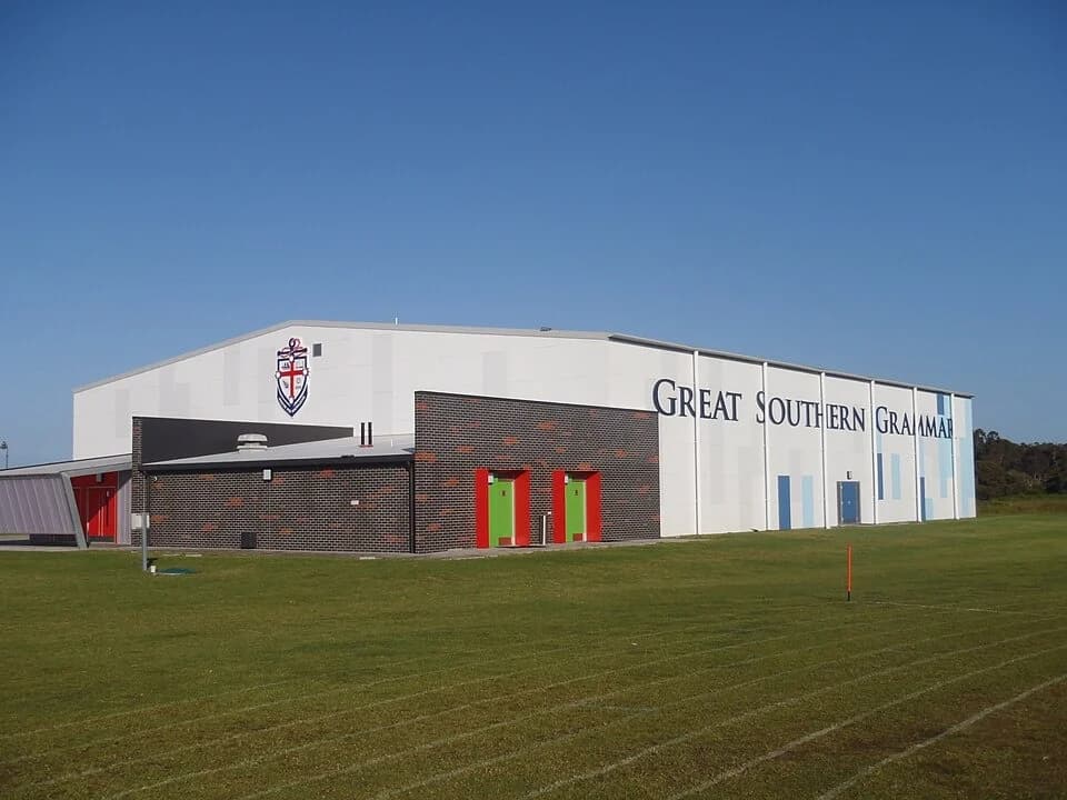 Gymnasium at Great Southern Grammar in Kalgan