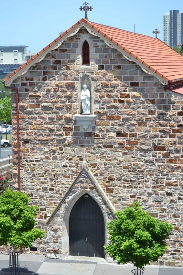Campus buildings and grounds at St Joseph's College in Brisbane