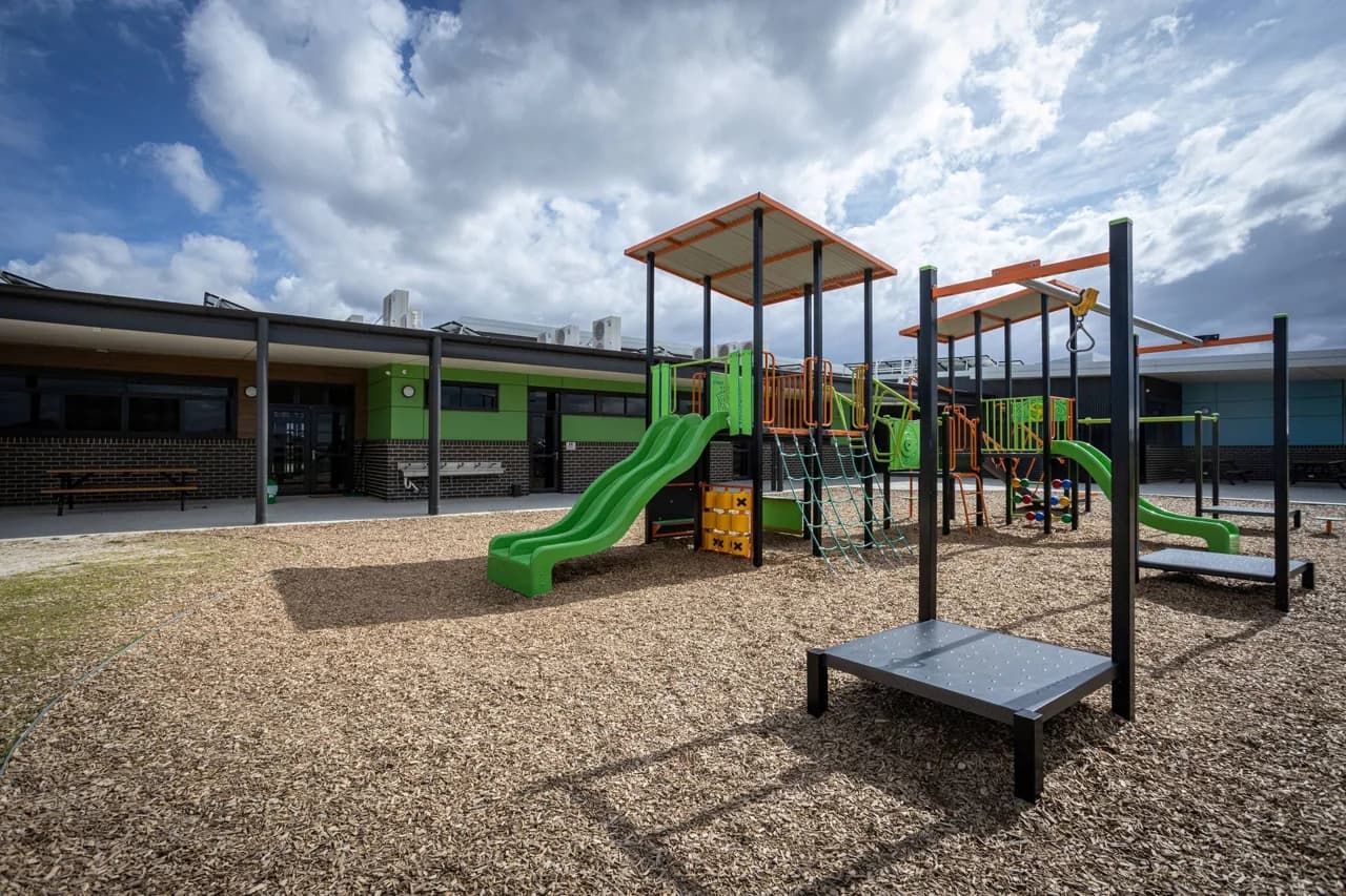 Campus buildings and grounds at St Josephine Bakhita Catholic Primary School in Clyde North