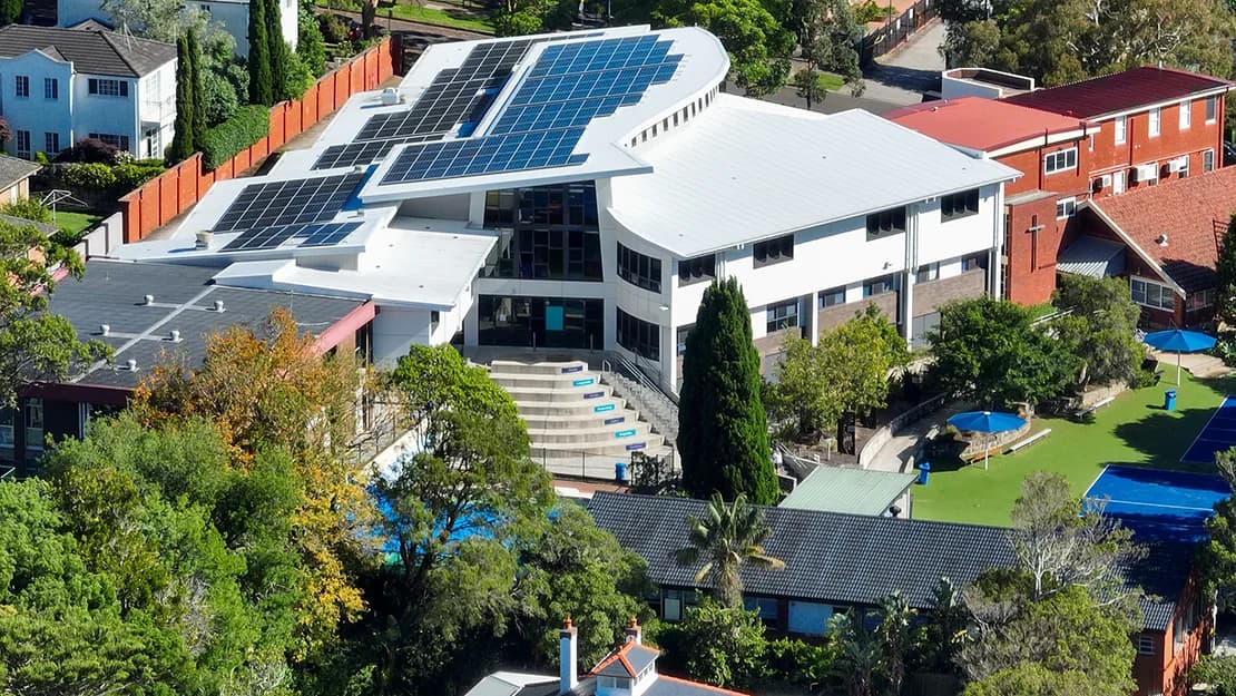 Campus buildings and grounds at Our Lady of Mercy Catholic College Burraneer in Cronulla