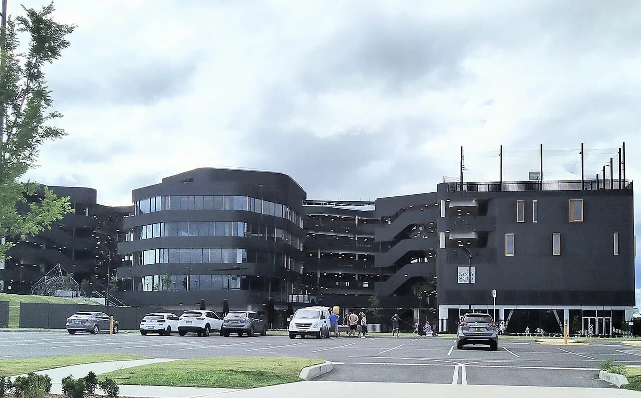 The shared primary and secondary campus of Santa Sophia Catholic College in Gables, New South Wales.