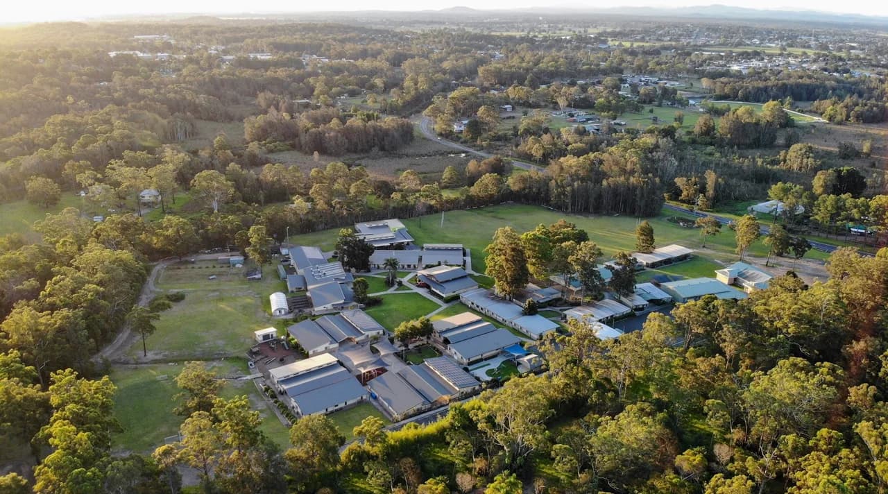 Campus buildings and grounds at Kempsey Adventist School in Kempsey