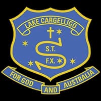 School emblem of St Francis Xavier's Primary School