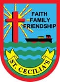 School emblem of St Cecilia's Catholic Primary School