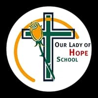 School emblem of Our Lady of Hope School