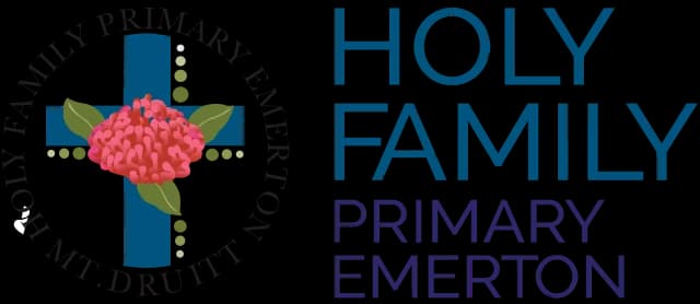 School emblem of Holy Family Primary School