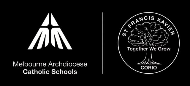School emblem of St Francis Xavier School