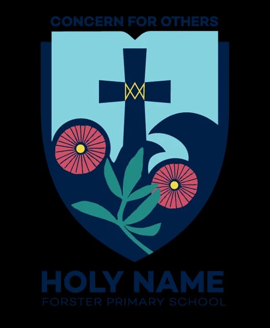 School emblem of Holy Name Primary School