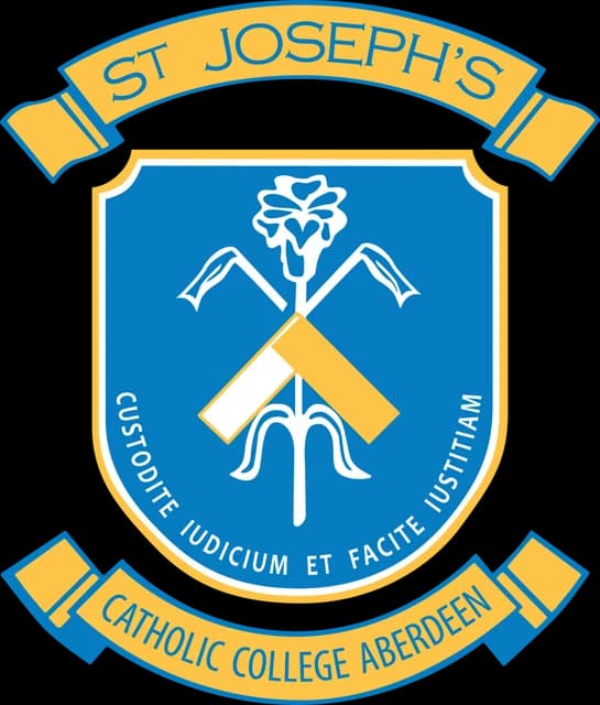 School emblem of St Joseph's Catholic College