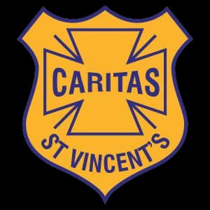 School emblem of St Vincent's Primary School