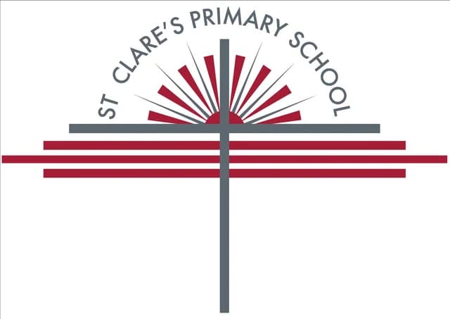 School emblem of St Clare's Primary School