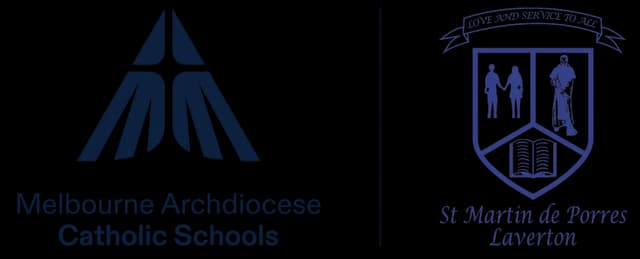 School emblem of St Martin de Porres School
